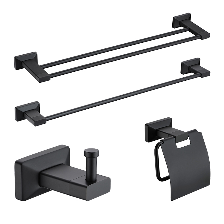 "Morden Sanitary Ware latón negro mate baño accesorio inodoro baño accesorios conjunto"