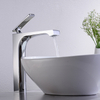 Grifo mezclador de mano de lavado de una sola manija de latón de lujo Grifo de lavabo de agua para fregadero de baño