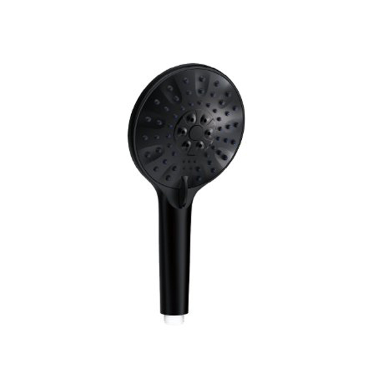 Precio de fábrica Accesorios de baño 3 funciones ABS Negro Lluvia Baño Cabezal de ducha de mano