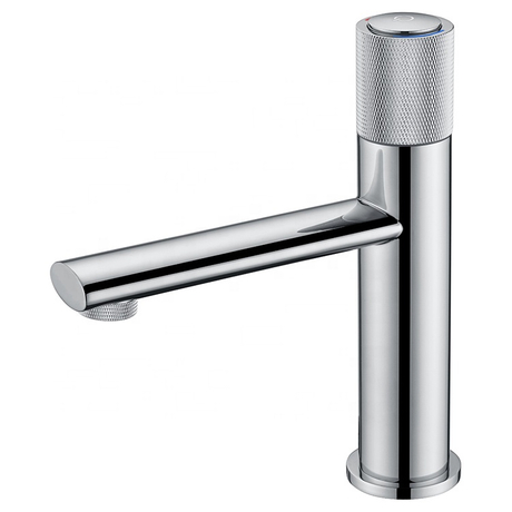 Recién llegado, grifo mezclador de lavabo giratorio de una sola manija, grifo cromado para lavabo de baño
