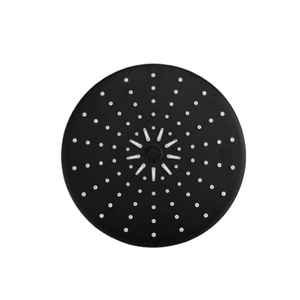 Venta al por mayor Accesorios de baño Matt Black Round 9 pulgadas ABS Rainfal Baño Cabezal de ducha