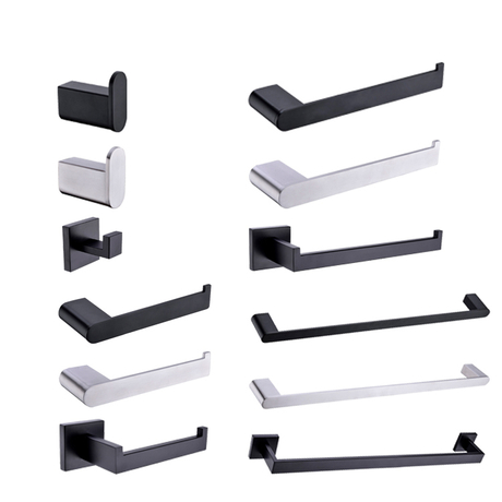 Conjunto de accesorios de baño de accesorios de baño de artículos sanitarios de acero inoxidable al por mayor de venta caliente