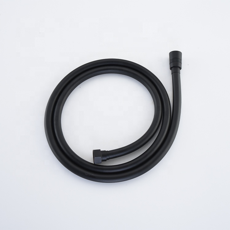 Juego de ducha montado en la pared Grifo de ducha oculto de latón Juego de mezclador de ducha de baño negro mate